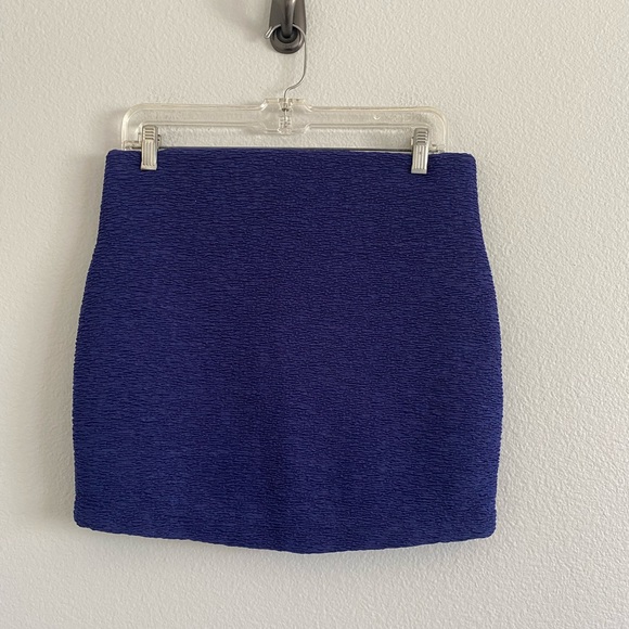 NWT BCBGeneration Royal Blue Mini Skirt Sz M - Picture 3 of 6